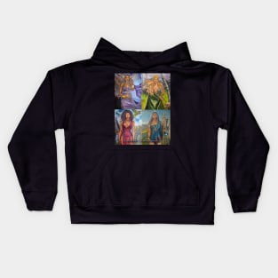 Self Portrait Goddess Kids Hoodie